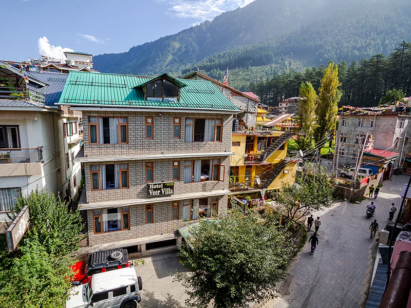 Daytime view of Veer Villa Manali