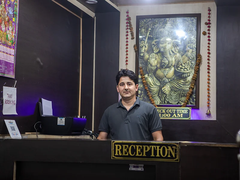 Veer Villa Manali hotel reception