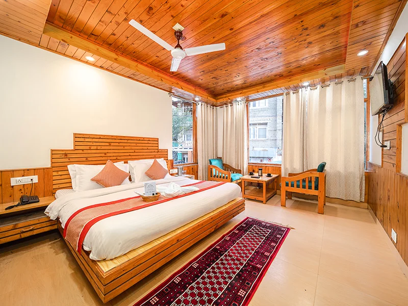 Super Deluxe room at Veer Villa Manali