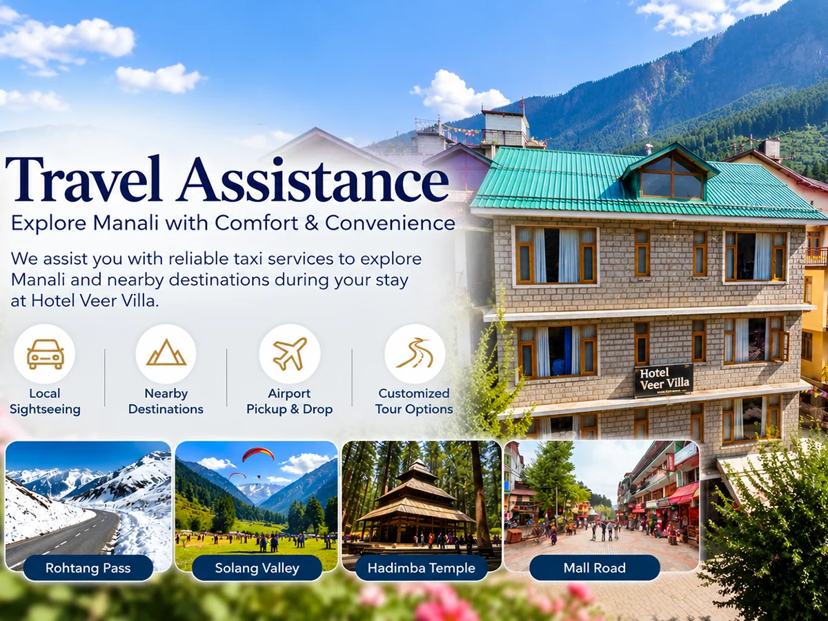 Travel assistance for planning and exploring Manali